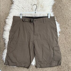 prAna Men's Stretch Zion Shorts In Brown Size 34 10L